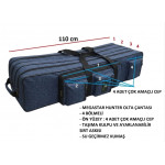 MEGASTAR HUNTER 110 CM LACİVERT 4 BÖLMELİ OLTA ÇANTASI 