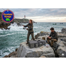 MEGASTAR HUNTER 120 CM GRİ 4 BÖLMELİ OLTA ÇANTASI 